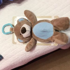 Plush bear with rattle